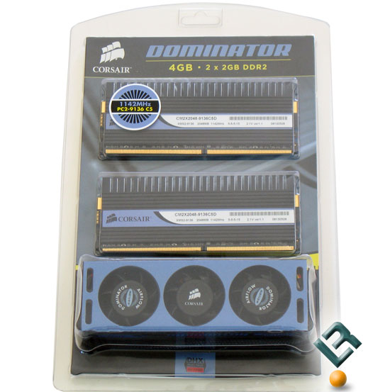  Corsair Dominator 4Gb(2*2Gb) DDR2-1066MHz Ram