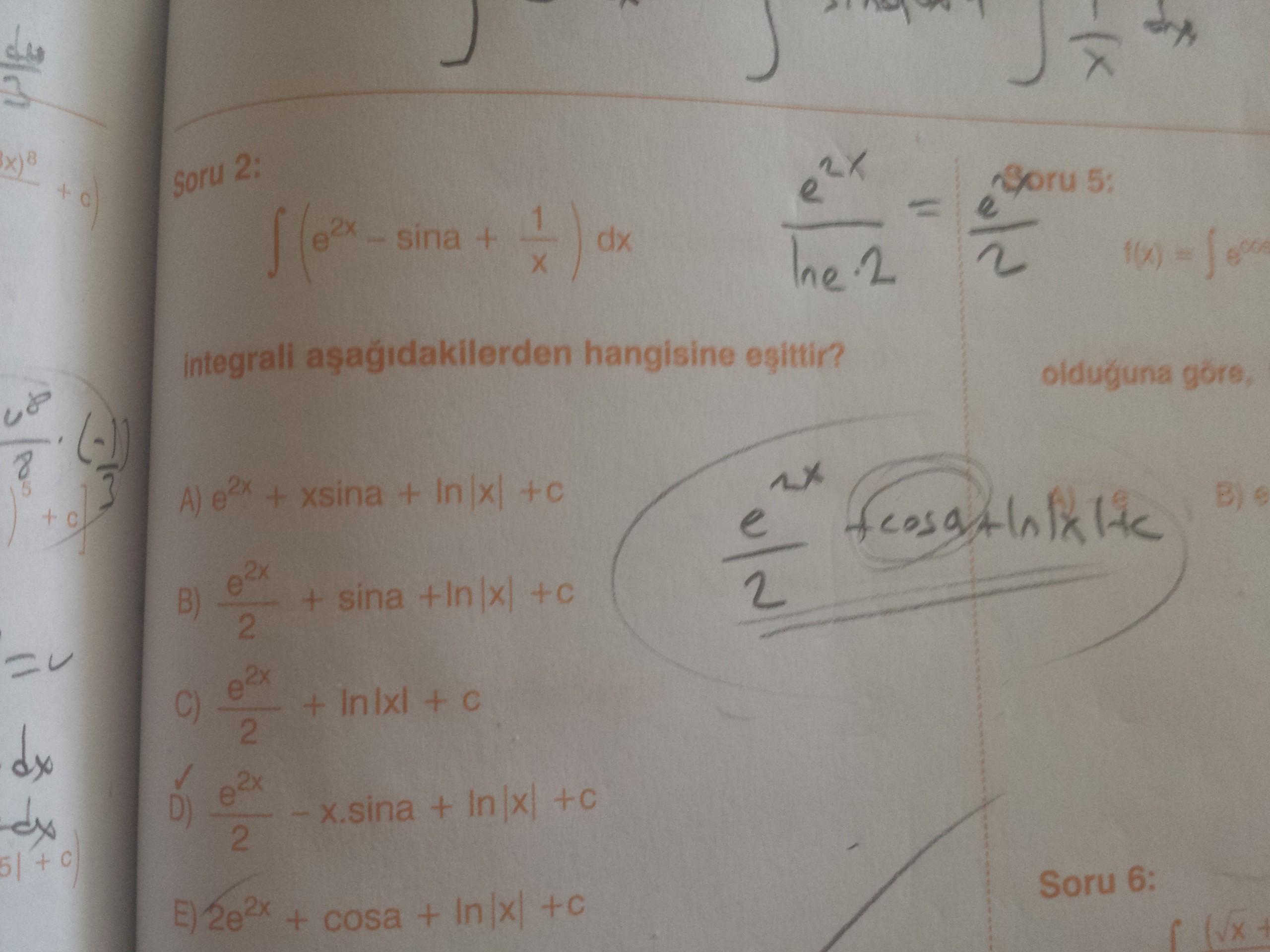  (-sina) integrali !!!
