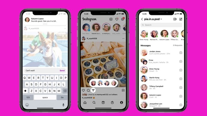 Instagram DM'leri iyileştiriyor: İşte yeni özellikler