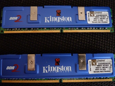  ^SATILDI^ Kingston HyperX 2 x 1 GB DDR2 CL5 -60 TL-