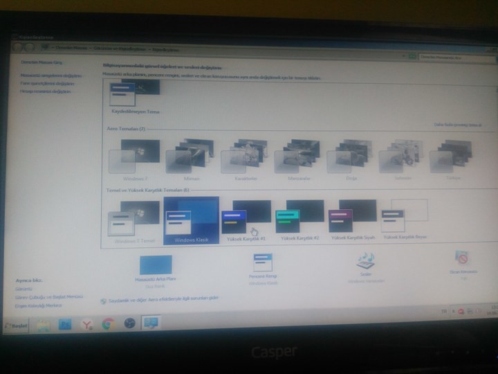 Win7 Teması Değişti