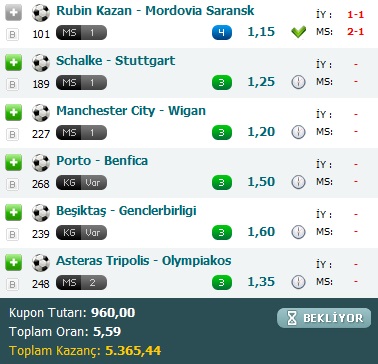  11 Mayıs Banko İddaa