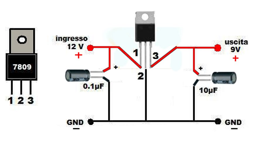 Lm7809 схема включения