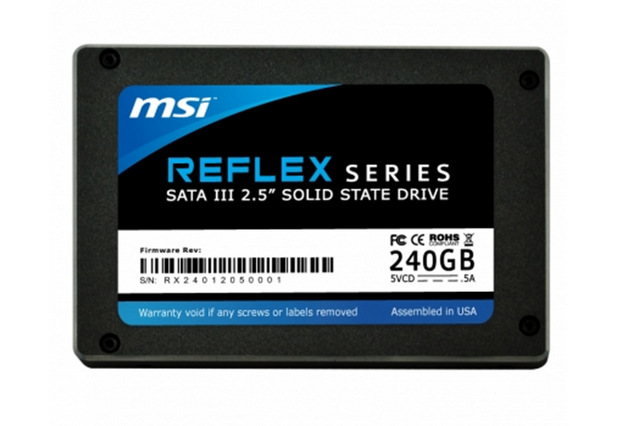 MSI, SSD alanına resmen giriş yapıyor; Reflex serisi SSD'ler ufukta göründü