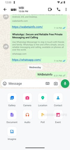 WhatsApp'a bireysel sohbetler için etkinlik oluşturma özelliği geliyor