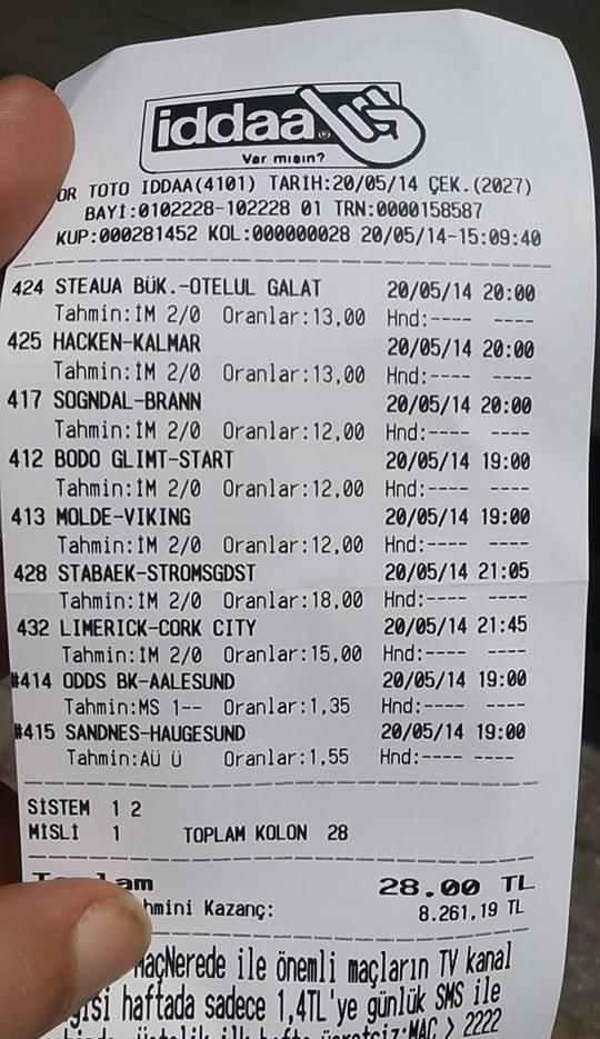  Güzel bir kupon tutturdum 28 liraya 378 lira kazandım (yeni kupon eklendi)