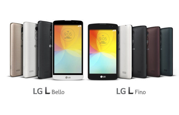 LG'den alt seviyeye yönelik L Fino ve L Bello akıllı telefonlar
