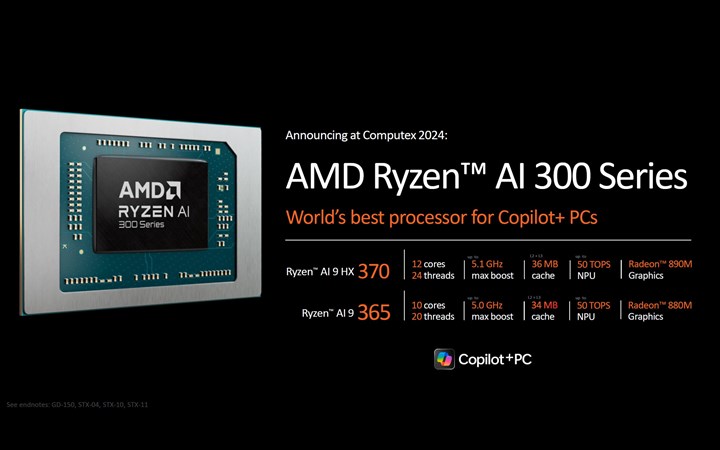 AMD Ryzen AI 300 serisi işlemciler tanıtıldı: Yapay zekada en güçlüsü