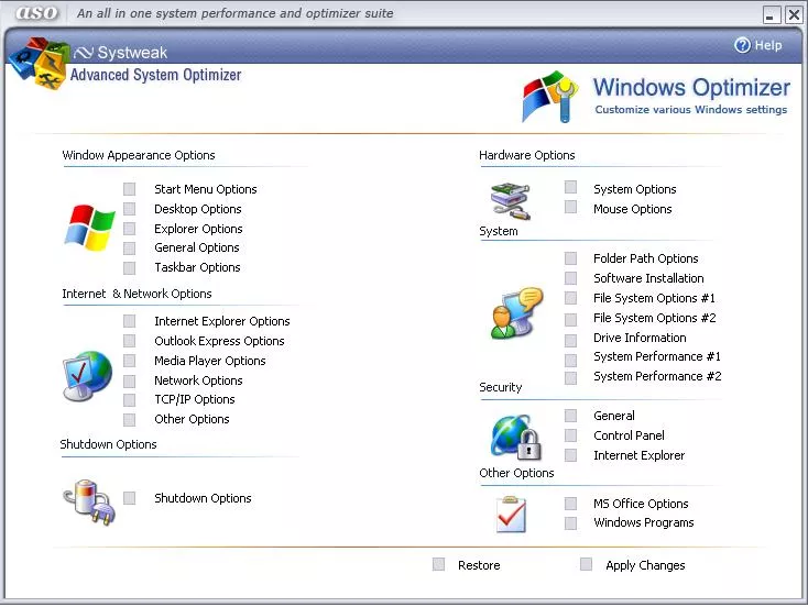  @@ADVANCED SYSTEM OPTIMIZER@@ bu kadar özellik başka yerde yok