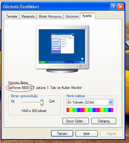  Ekran kartı sorunu acil yardım