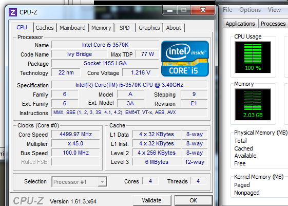  3570k + MSI Z77a-GD65 ve voltaj sorunu