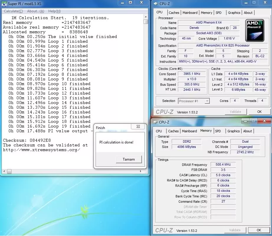  Haydi Bakalım 4GHZde AMD/INTEL en iyi SUPERPI 1M i kim alacak ??