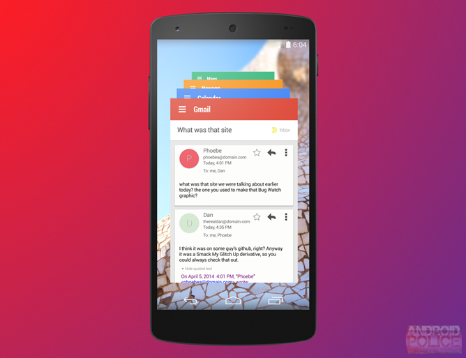  Google I/O 2014 - Tahmini Android L sürümü-