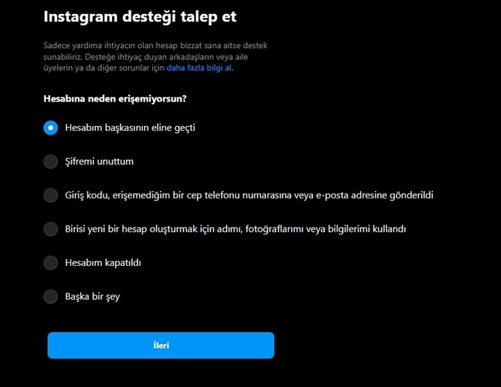 Instagram çalınan hesabı kurtarma işlemi için yeni çözüm: Instagram Hacked