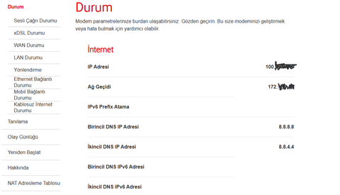 VODAFONE H300s / 300 Mbps + 866 Mbps AC / 4 Gigabit / VOIP / VDSL MODEM [ANA KONU]