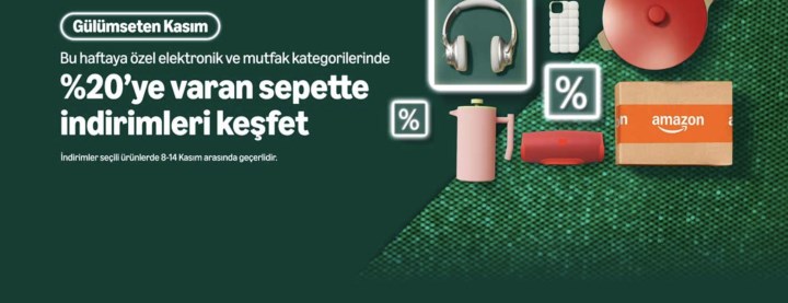 Amazon'da bu haftaya özel elektronik kategorisinde indirimlere ek indirim fırsatı!