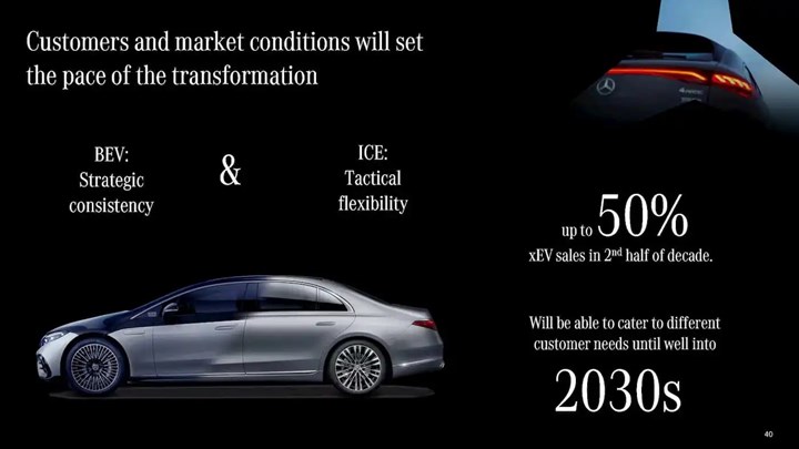 Mercedes, elektrikli araçlarda geri adım attı: İçten yanmalı modellere devam
