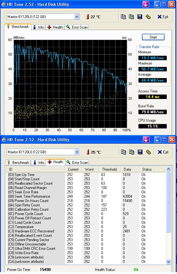  HD tune programlı ile harddisk testi resimli anlatım