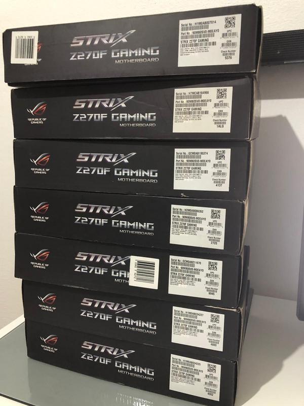 Z270 Rog strix / z270p prime / h270a pro