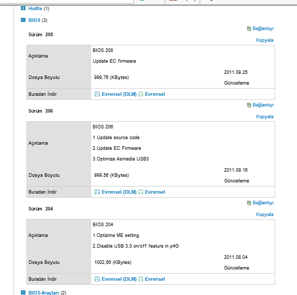  ASUS X54H BİOS UPDATE NASIL YAPILIR