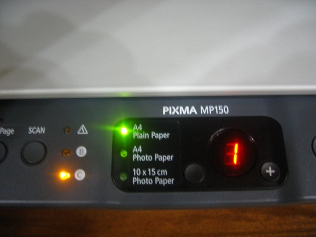  CANON  PİXMA MP  150   RESİMLİ KARTUŞ DOLUMU