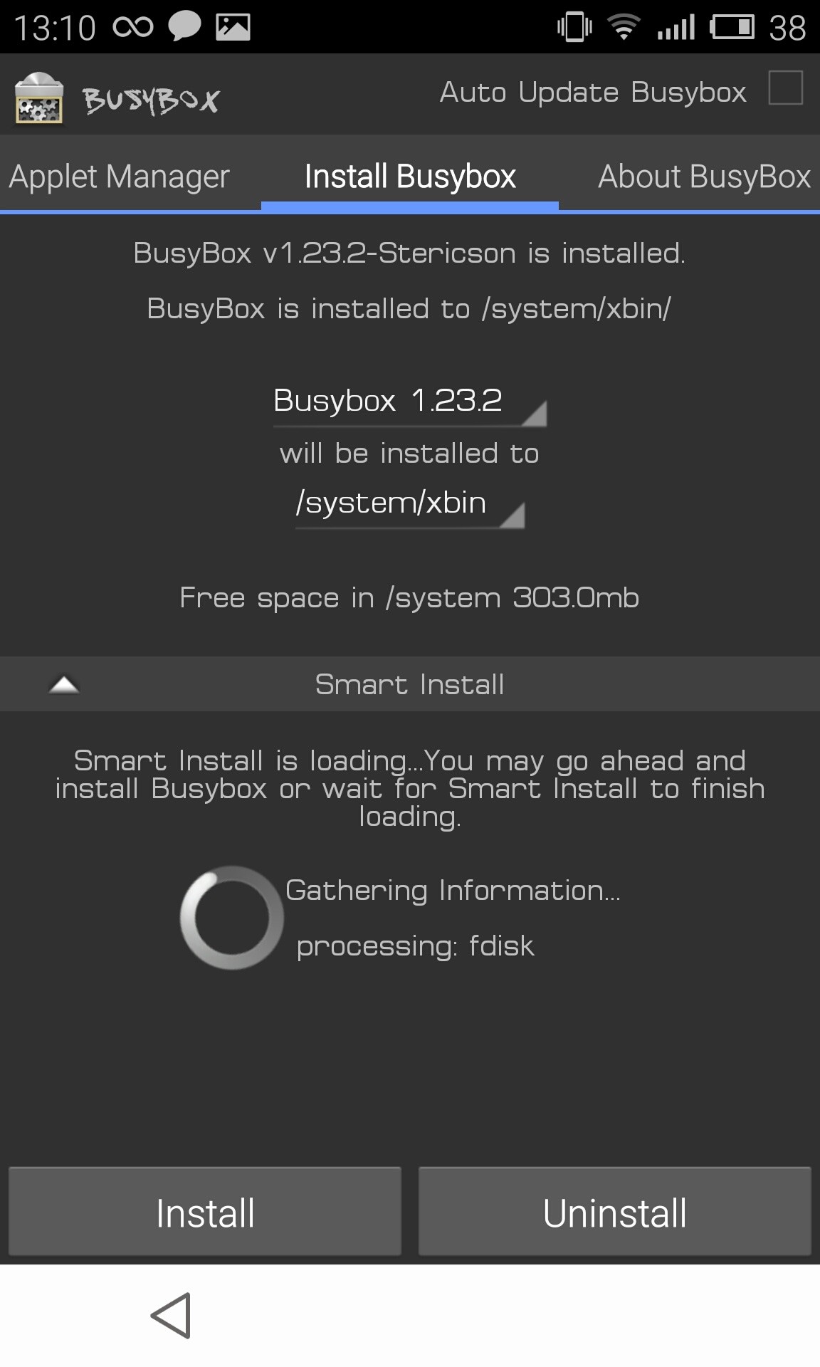 Busybox. Глючный андроид.