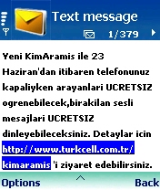  KİM ARAMIŞCELL ÇOK YAKINDA ÜCRETSİZ..TEŞEKKÜRLER TÜRKCELL