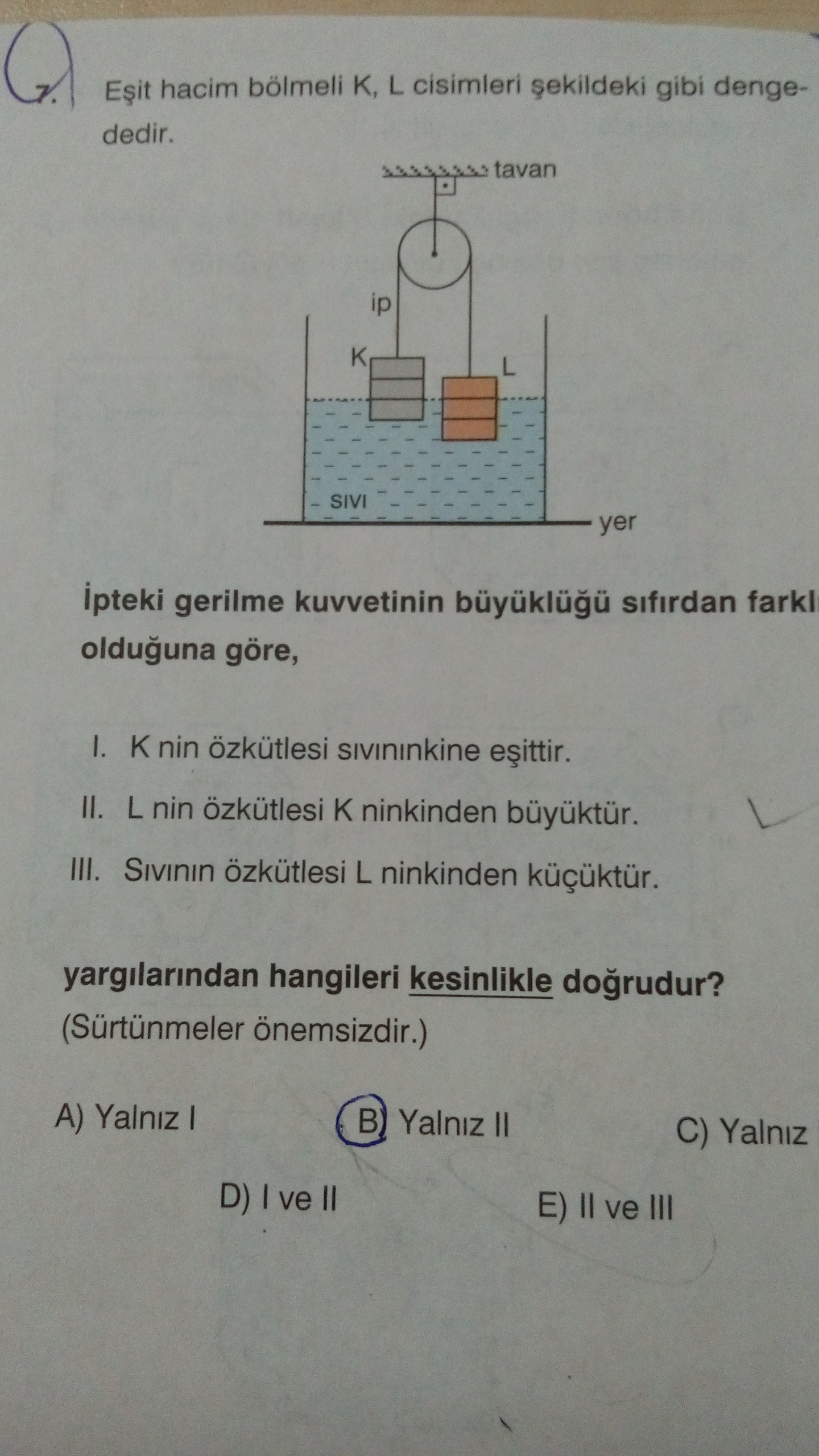 3 tane fizik sorusu bakabilir misiniz?