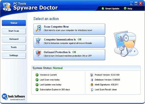  Spyware Doctor 5.0.1.205 Orjinal Türkçe (Keyloggerlara Kesin Çözüm)