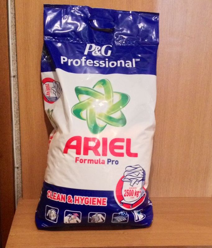  Ariel Formula Pro Toz Çamaşır Deterjanı 15 kg (P&G Professional) [Açıklama ve Fotoğraflar]