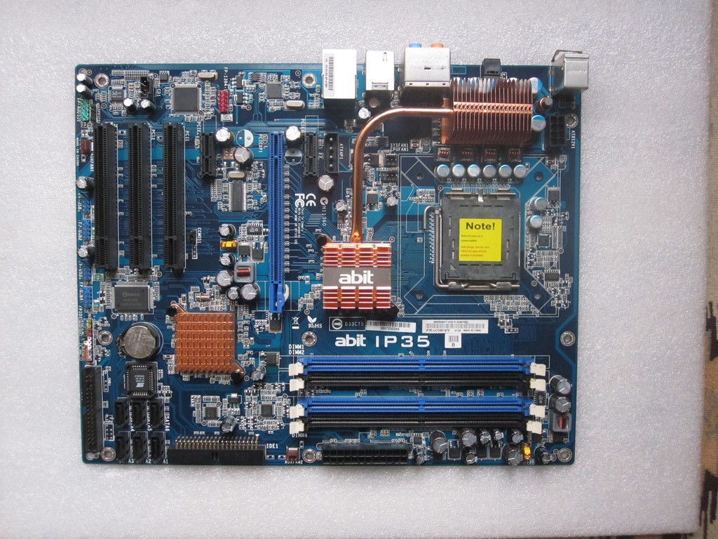  █ SATILIK ABIT IP35 LGA 775 1333 MHZ DDR2  800 MHZ VIDEOLU 70 TL