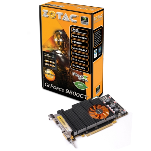  Zotac 9800GT ECO 1 GB 256Bit GDDR3