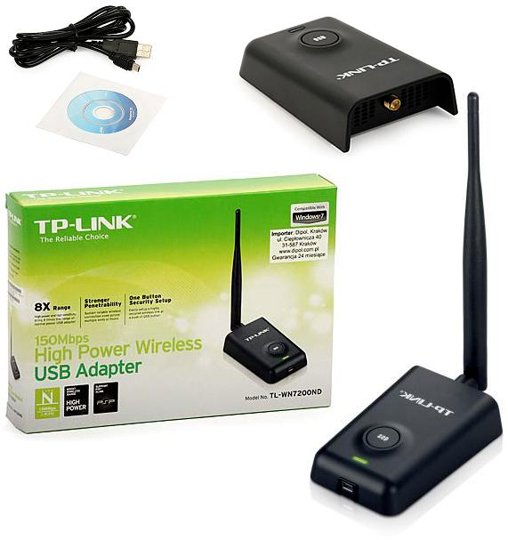  TP-LINK USB Wireless Adapter TL-WN7200ND