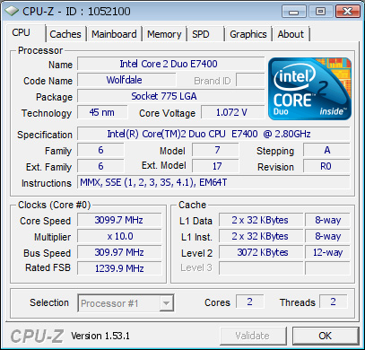  E7400 İşlemci Overclock yaptım ( Daha doğrusu yapmaya calıstım )