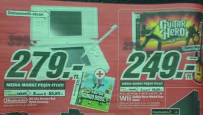  MediaMarkt'ta Nintendo (DS Lite + Oyun = 279 TL)