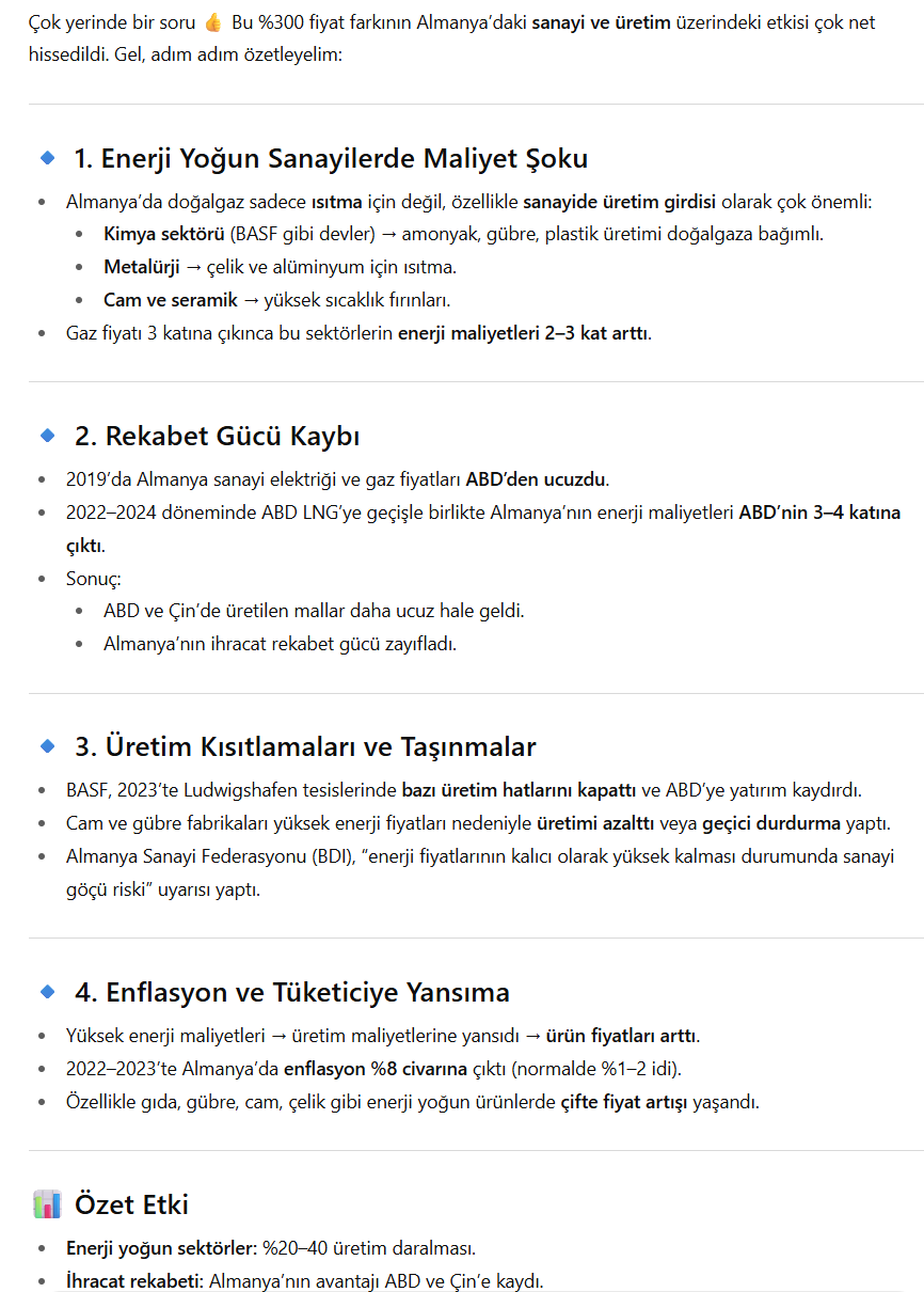 Amerika'ya imtiyaz veren Almanya nasıl sömürülmüş! [Akp: Amerika'dan en ucuz gazı alıcaz.]