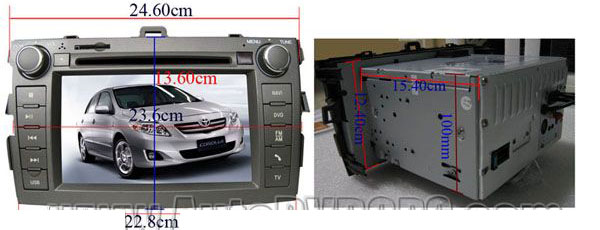  Toyota Corolla 2007,8,9 DVD GPS + Kamera, USB
