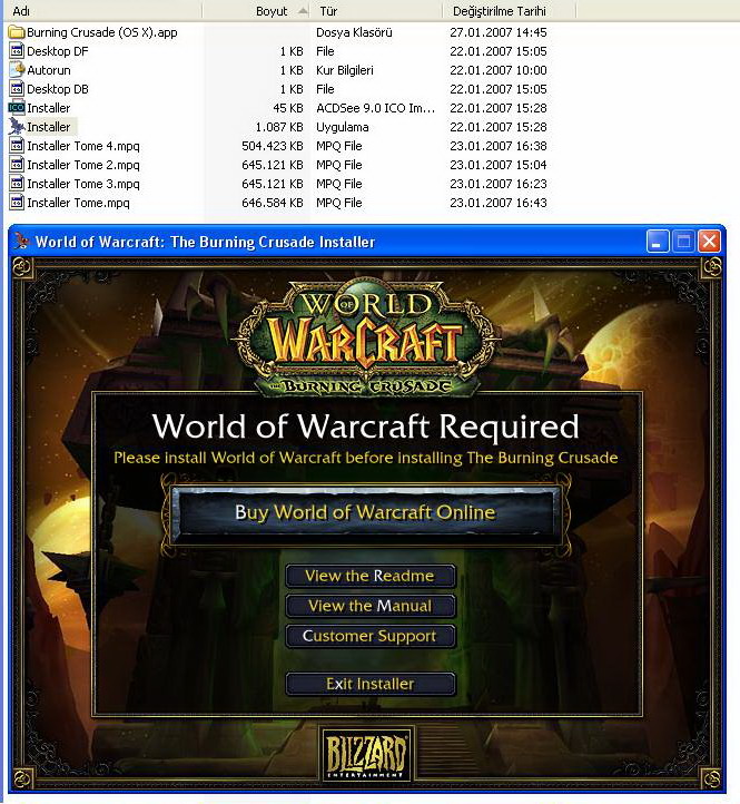 BASİT BİR SORU world of warcraft The Burning Crusade