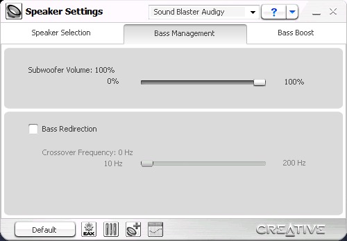  '' creative sound blaster audigy value 7.1 24 bit '' sadece 2 hoparlörden ses alıyorum ?