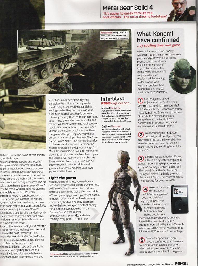  MGS 4: PSW Ön İncelemesi - 12 Sayfa Dergi Çıktısı Burada