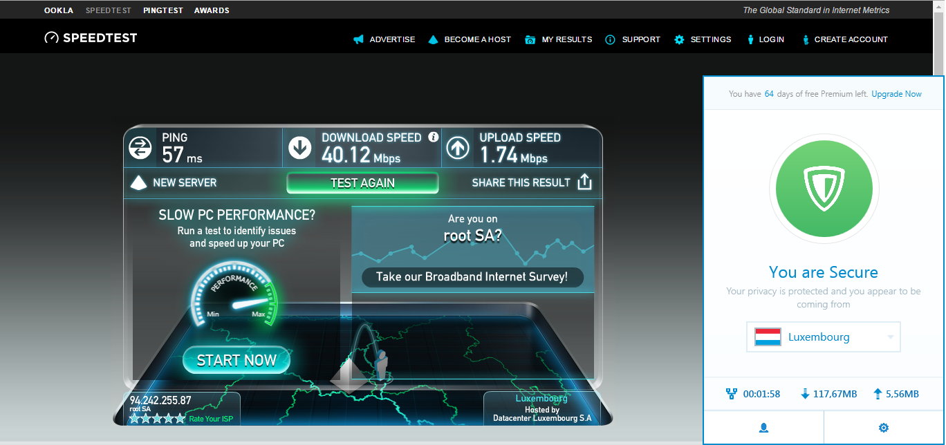  Avrupa Serverlarına Hız Ping Testi