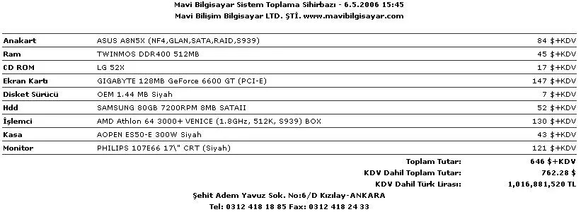  İnternet cafe bilgisayar konfigürasyonu hakkında