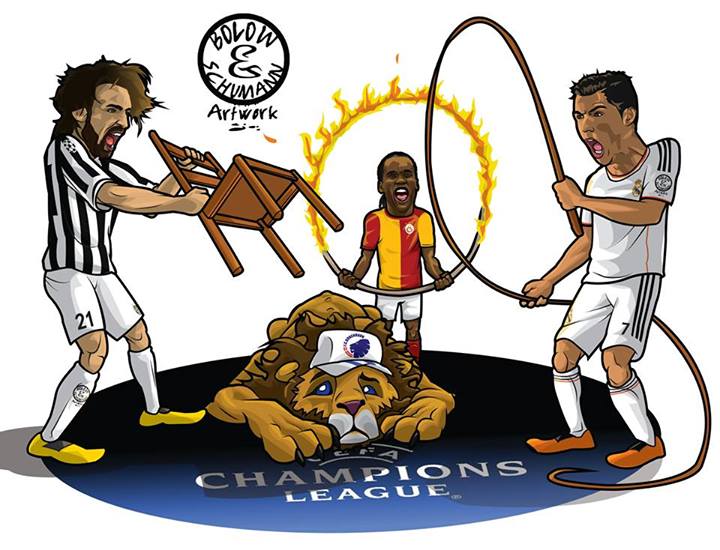  Şampiyonlar Ligi 1. hafta grup karikatürleri