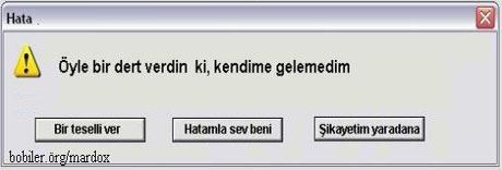  Windows sapıtırsa ne olur? SÜPER :)