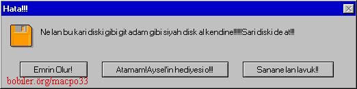  Windows sapıtırsa ne olur? SÜPER :)