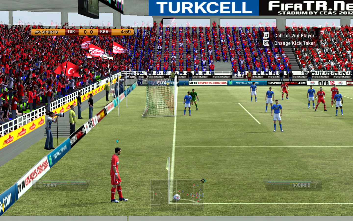  FIFA 12 Rize Yeni Şehir Stadyumu(Türkiye'de İlk)