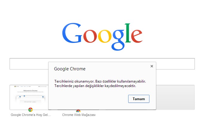  Google Chrome'a gelen son güncellemeden sonra bir sorunum var.