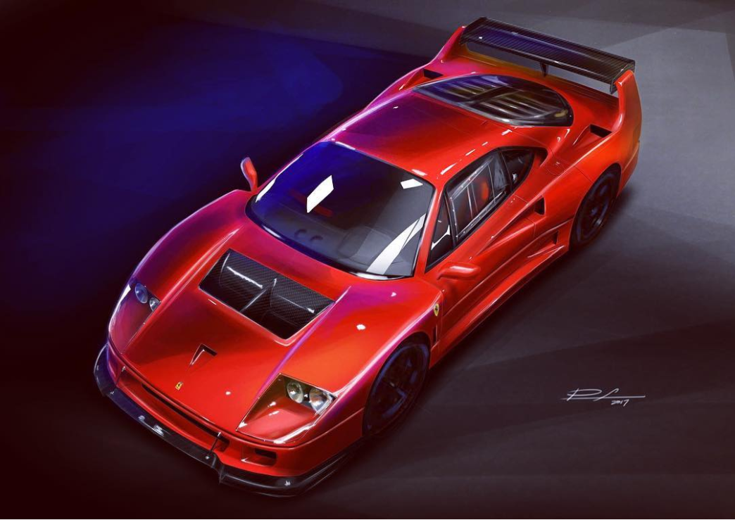 Ferrari f40 РєРѕРЅС†РµРїС‚