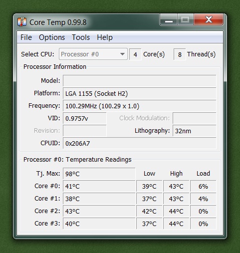  i7 2600k  sıcaklık değerleri