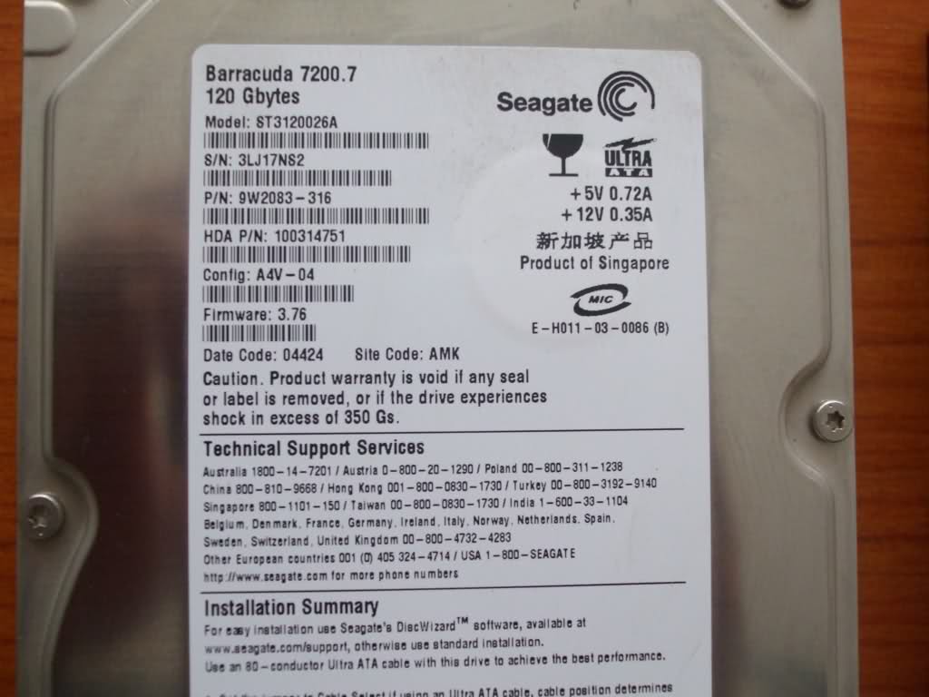  Maxtor 30 GB | Seagate 120 GB IDE Hard Diskler
